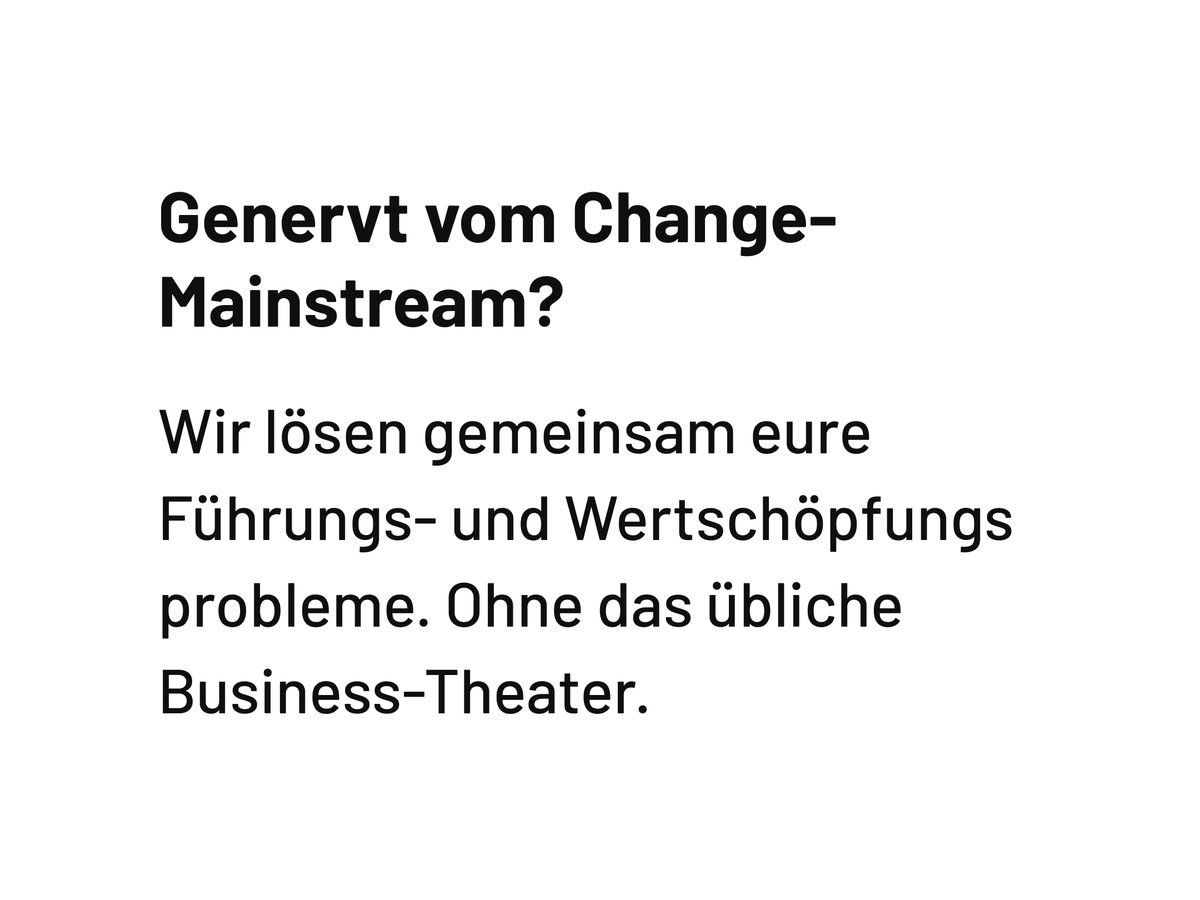 Text example set in the font Barlow