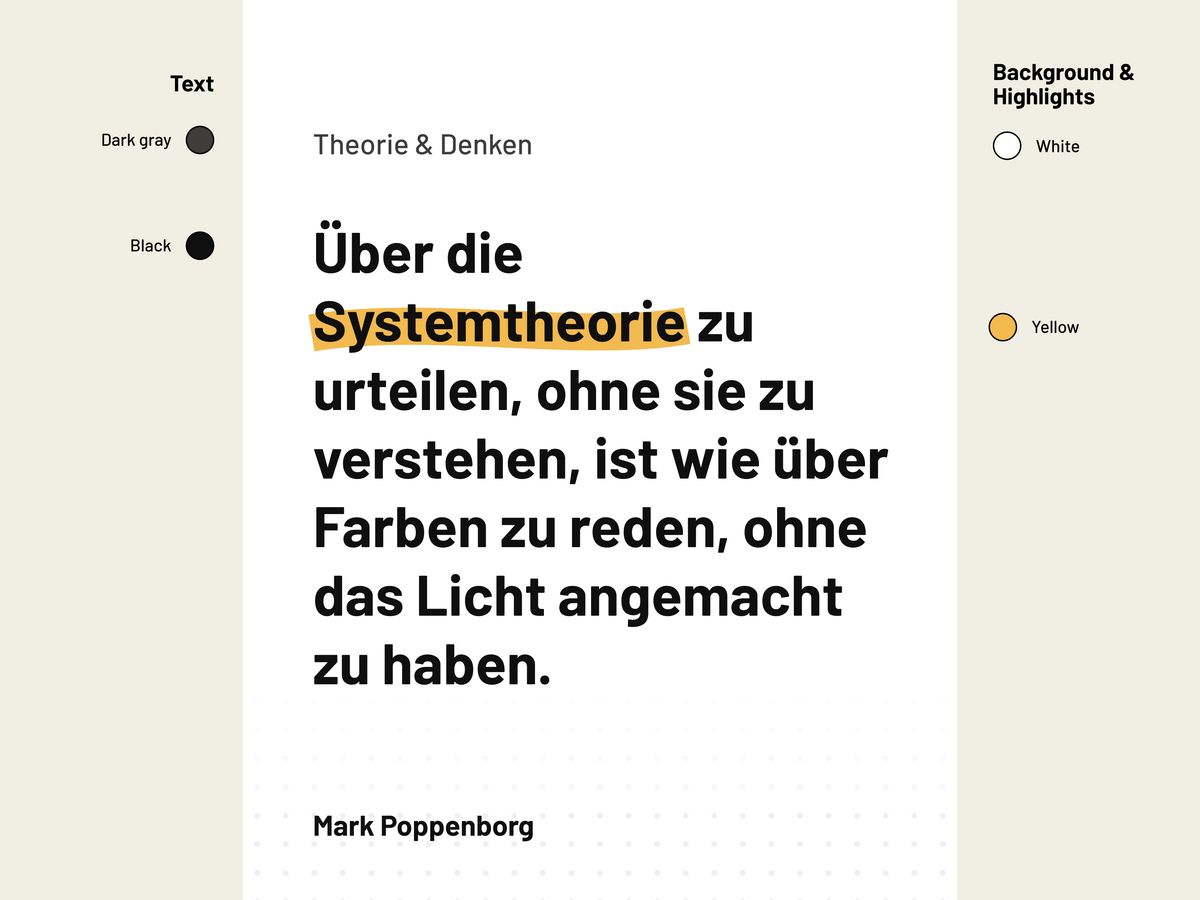 Text example set in the font Franziska Pro